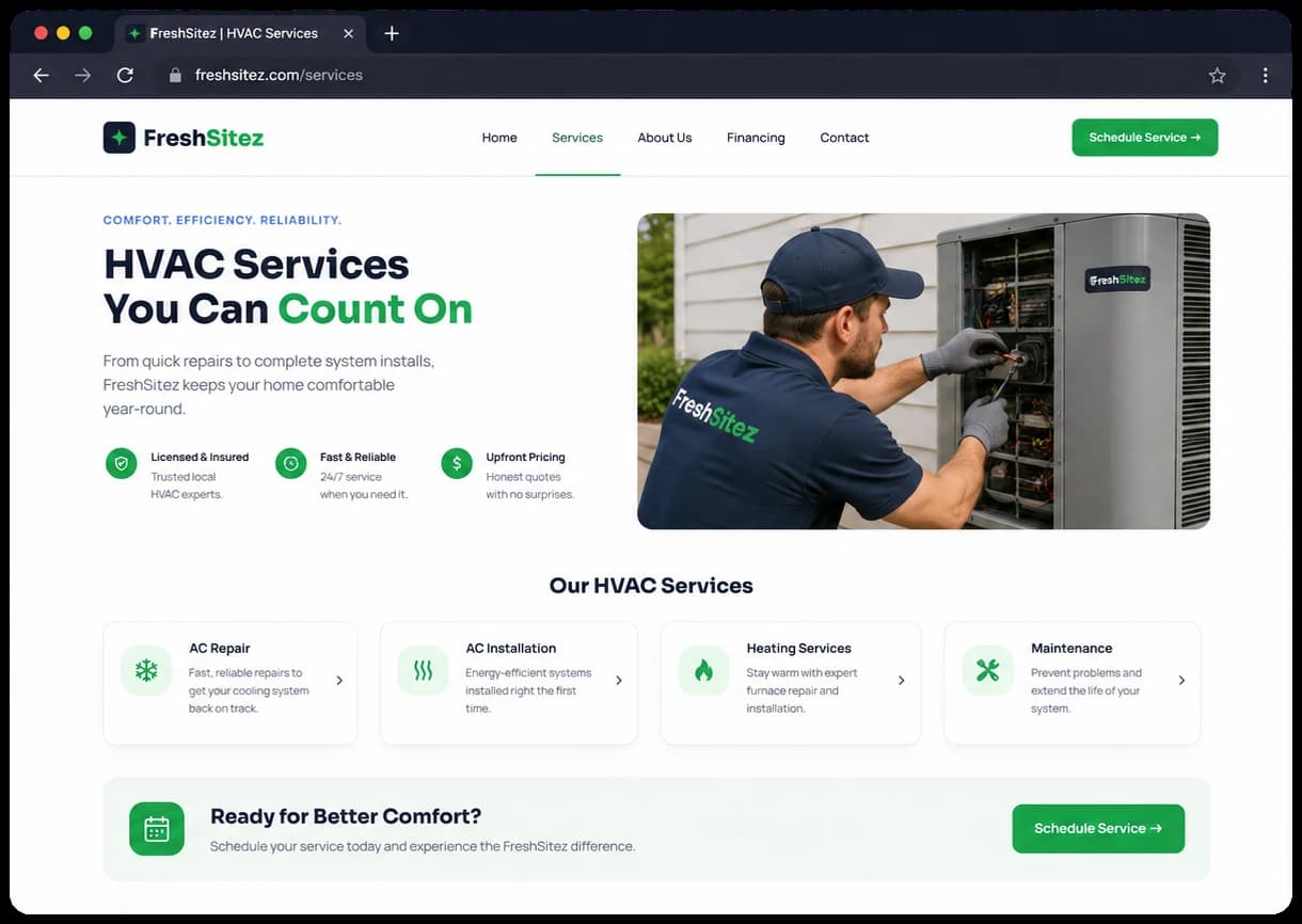 Service Page Example